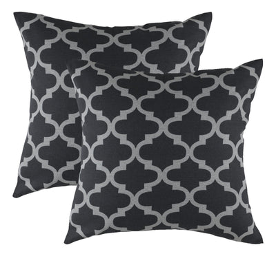 Trellis Accent Decorative Cushion Covers (Pack of 2) - TreeWool