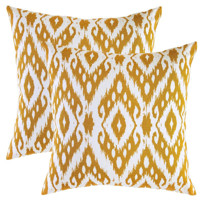 Ogee Diamond Accent Decorative Cushion Covers (Pack of 2) Seconds - TreeWool