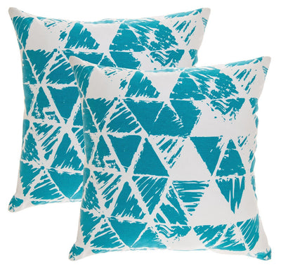 Ikat Triangle Accent Decorative Cushion Covers (Pack of 2) - TreeWool